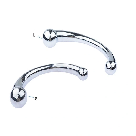 Stainless Double Hook Anal Ended Steel Elegant 5858 0718